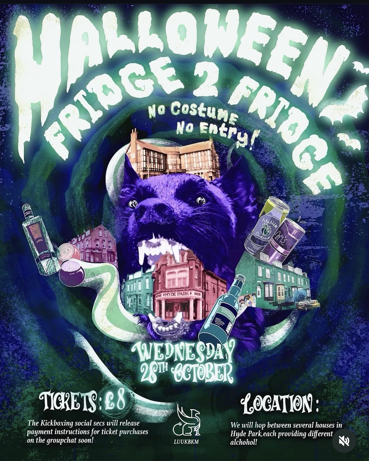 The image for the event named Halloween Fridge 2 Fridge