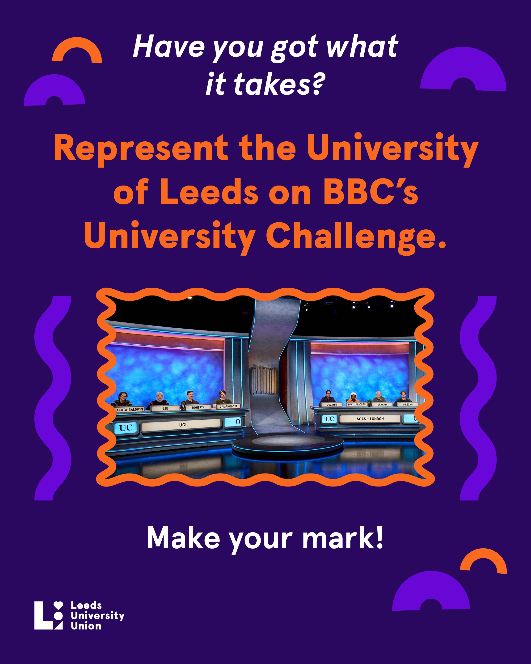 The image for the event named University Challenge: Team Search Live Final