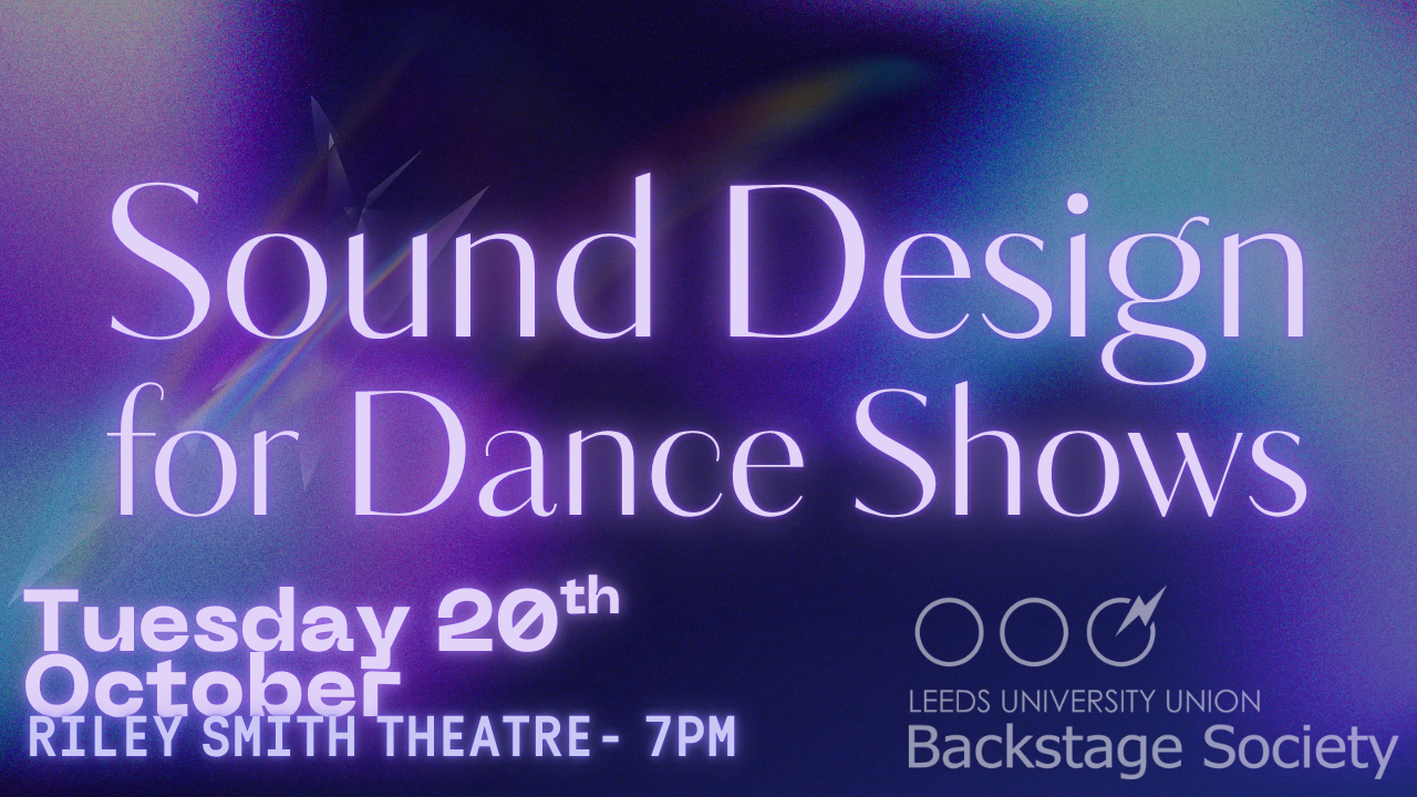 The image for the event named Backstage EXPO: Sound Design for Dance Shows