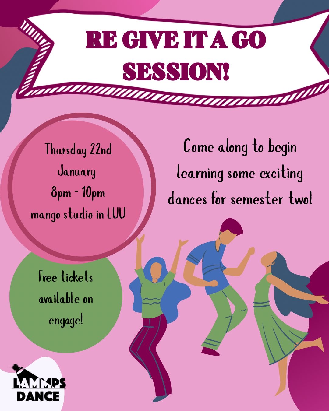 The image for the event named LAMMPS Dance ReGIAG 2026