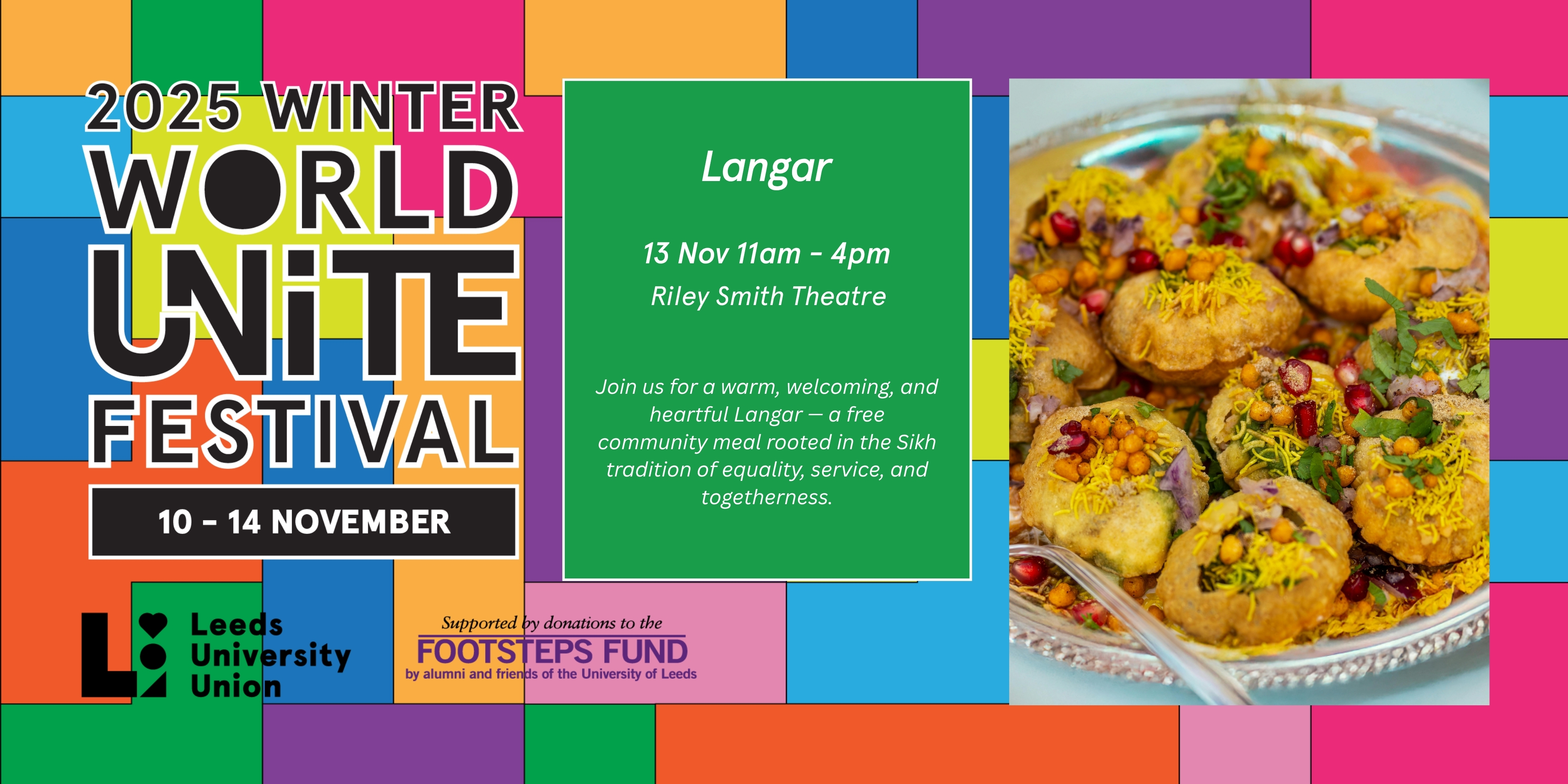 The image for the event named World United Langar