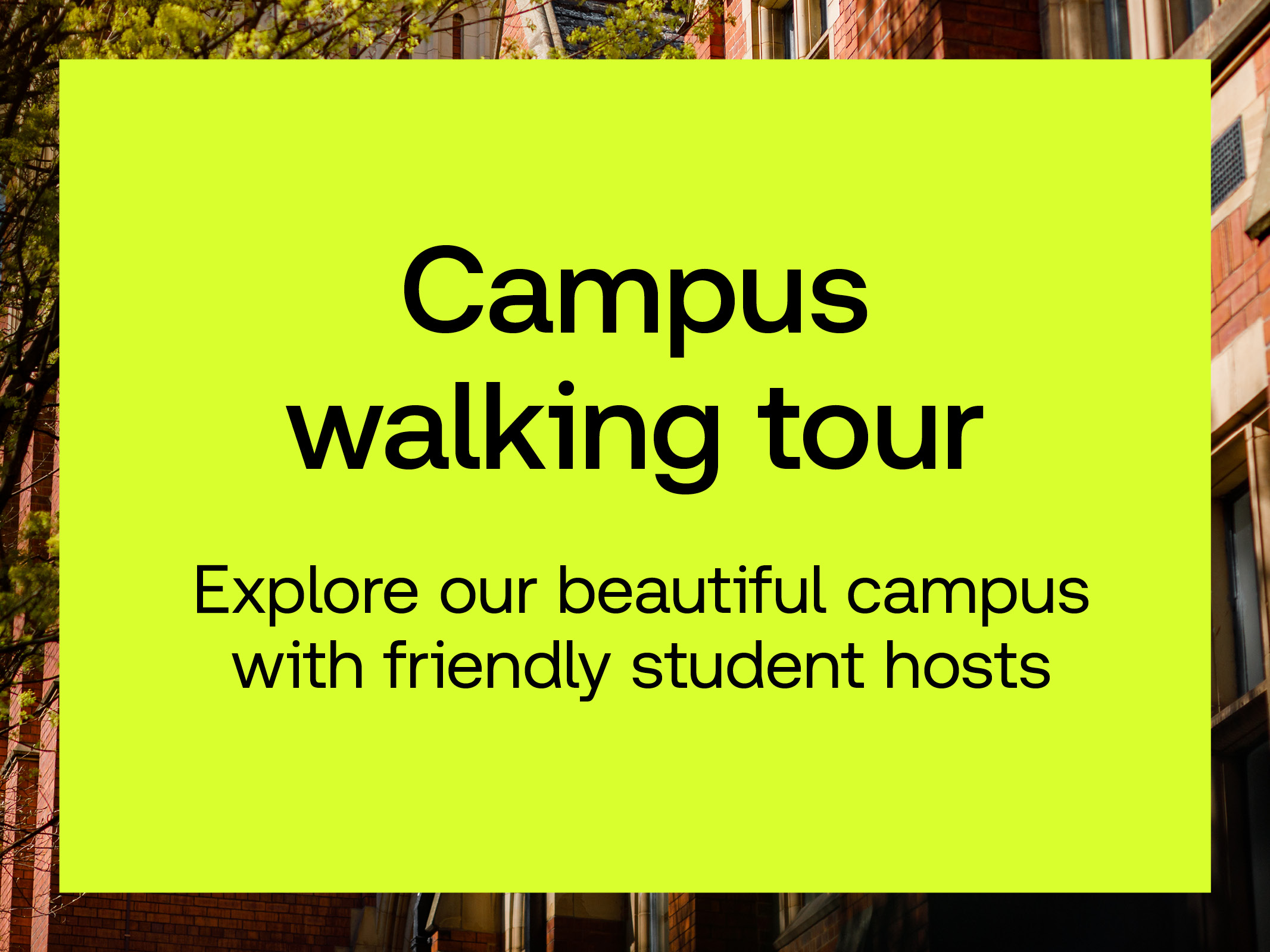 The image for the event named Campus Walking Tours