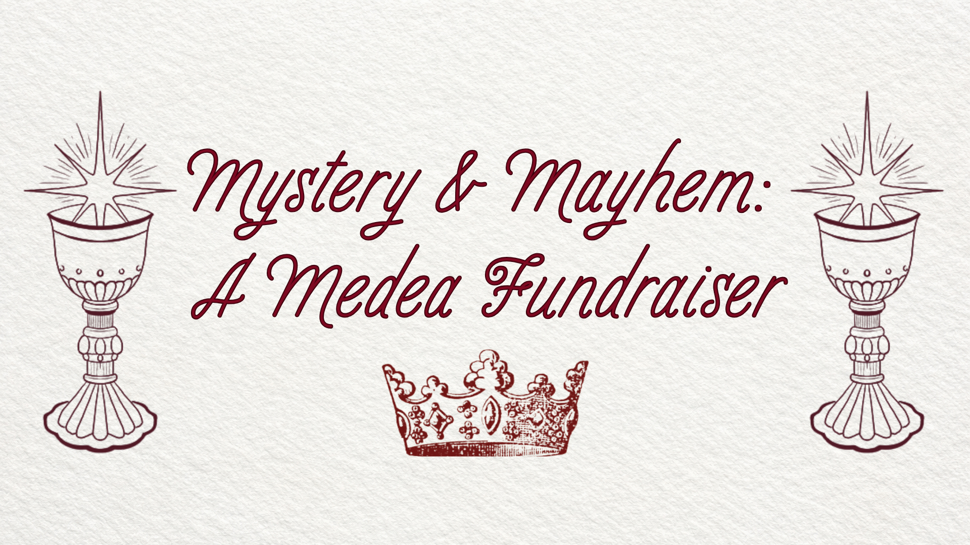 The image for the event named Mystery & Mayhem: A Medea Fundraiser