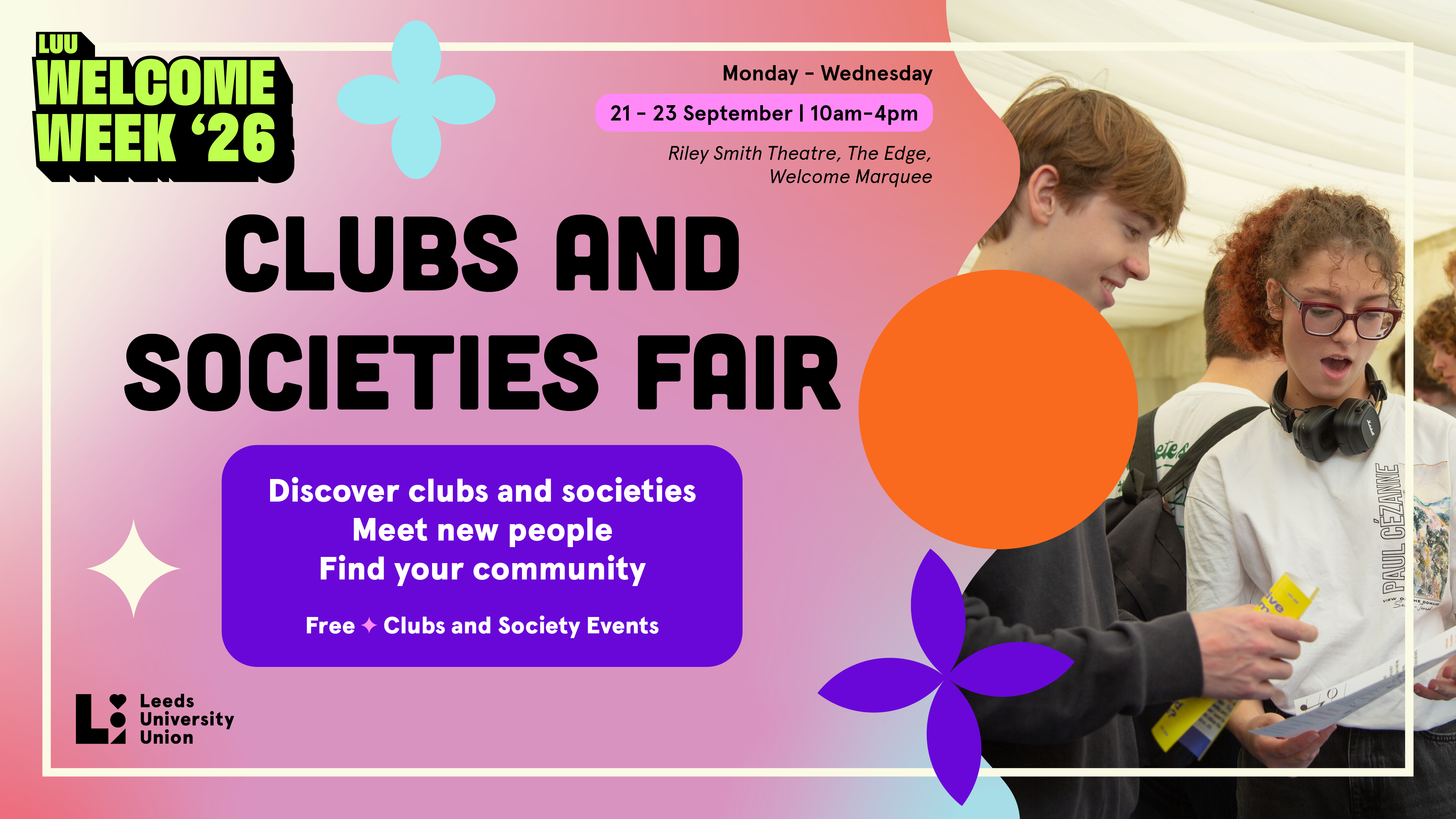 The image for the event named Clubs and Societies Fair: 2026