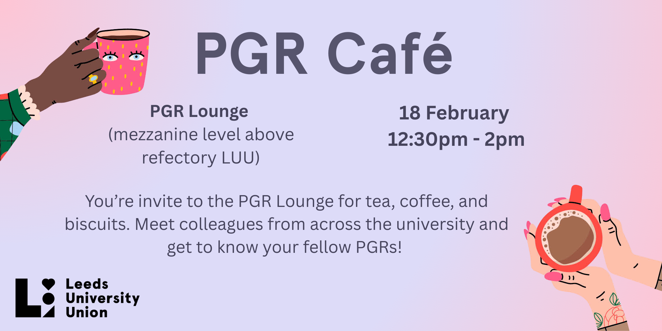 The image for the event named PGR Café