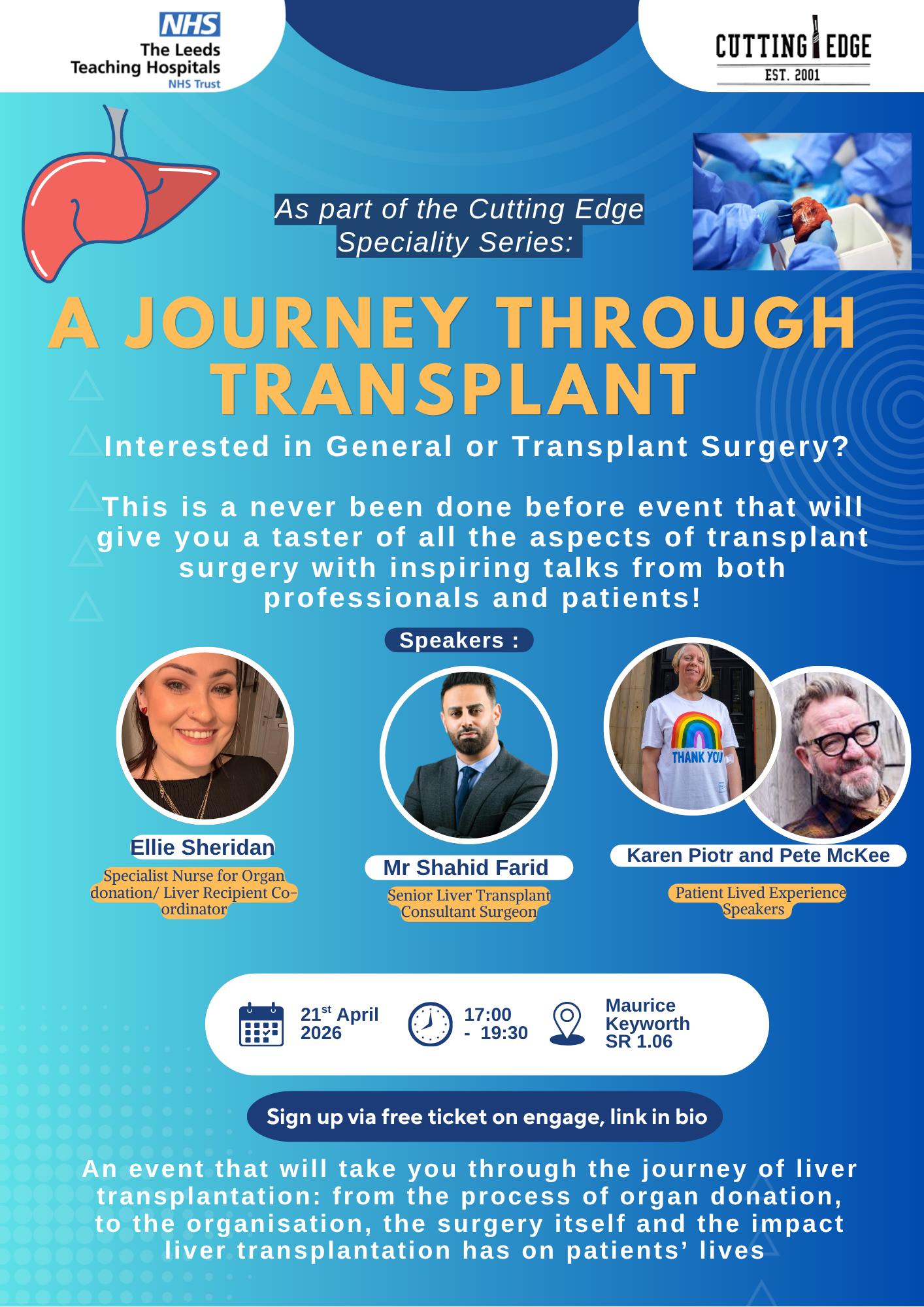 The image for the event named Journey through Transplant: Specialty Series
