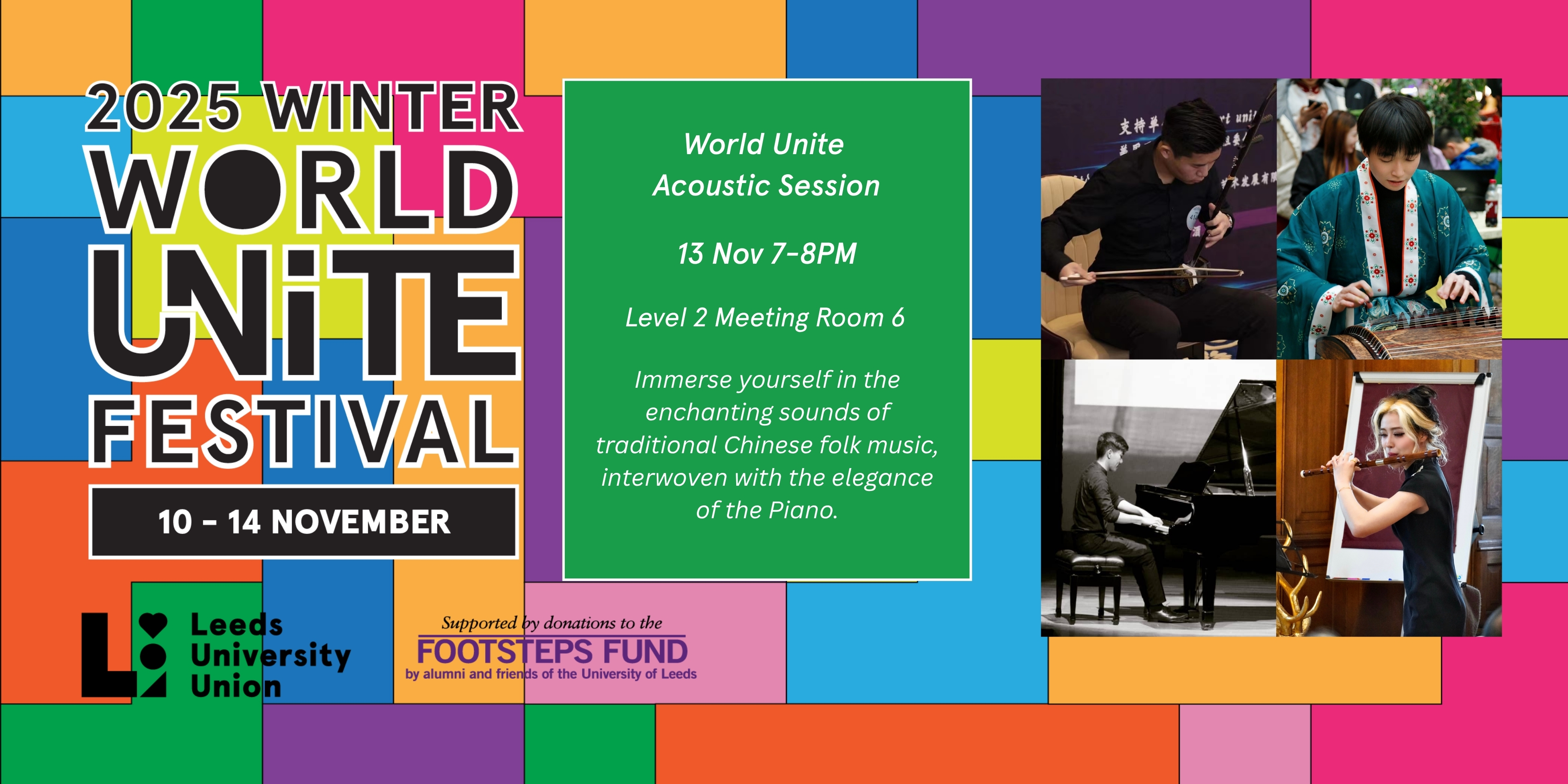The image for the event named World Unite Acoustic Session