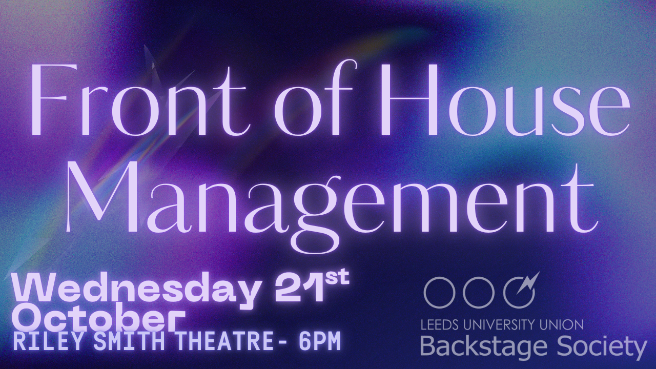 The image for the event named Backstage EXPO: Front of House Management