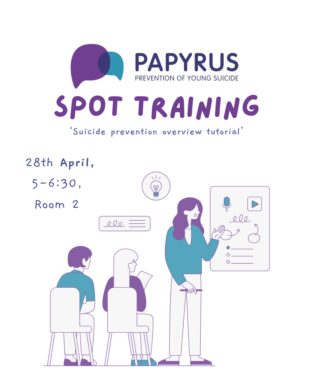 The image for the event named SPOT training with Papyrus 💜