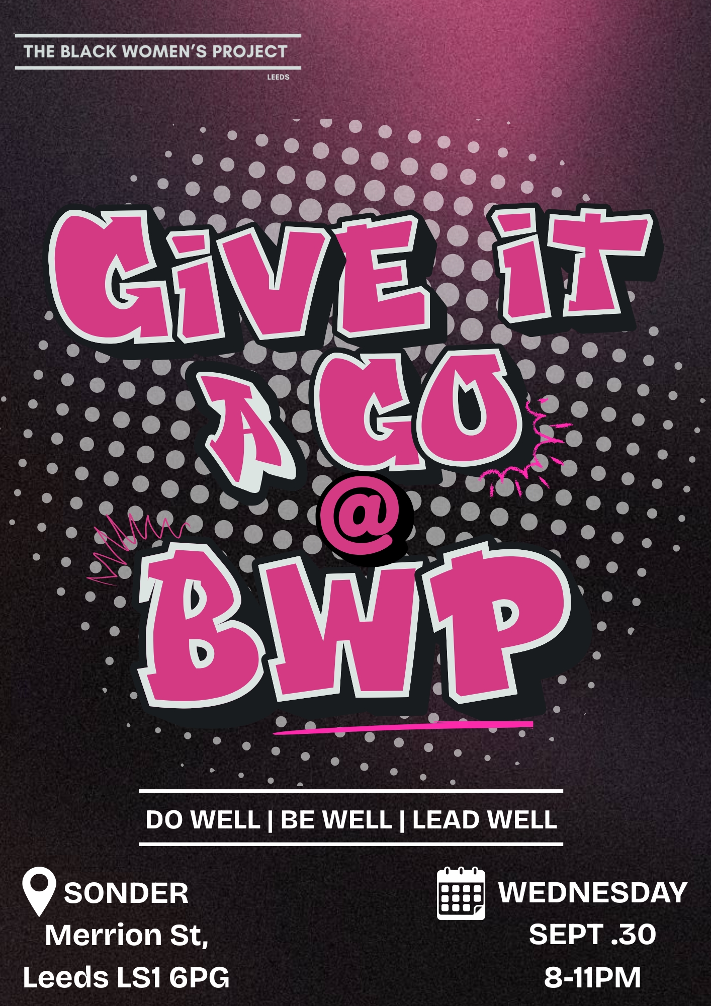 The image for the event named Give It A Go @ The Black Women's Project