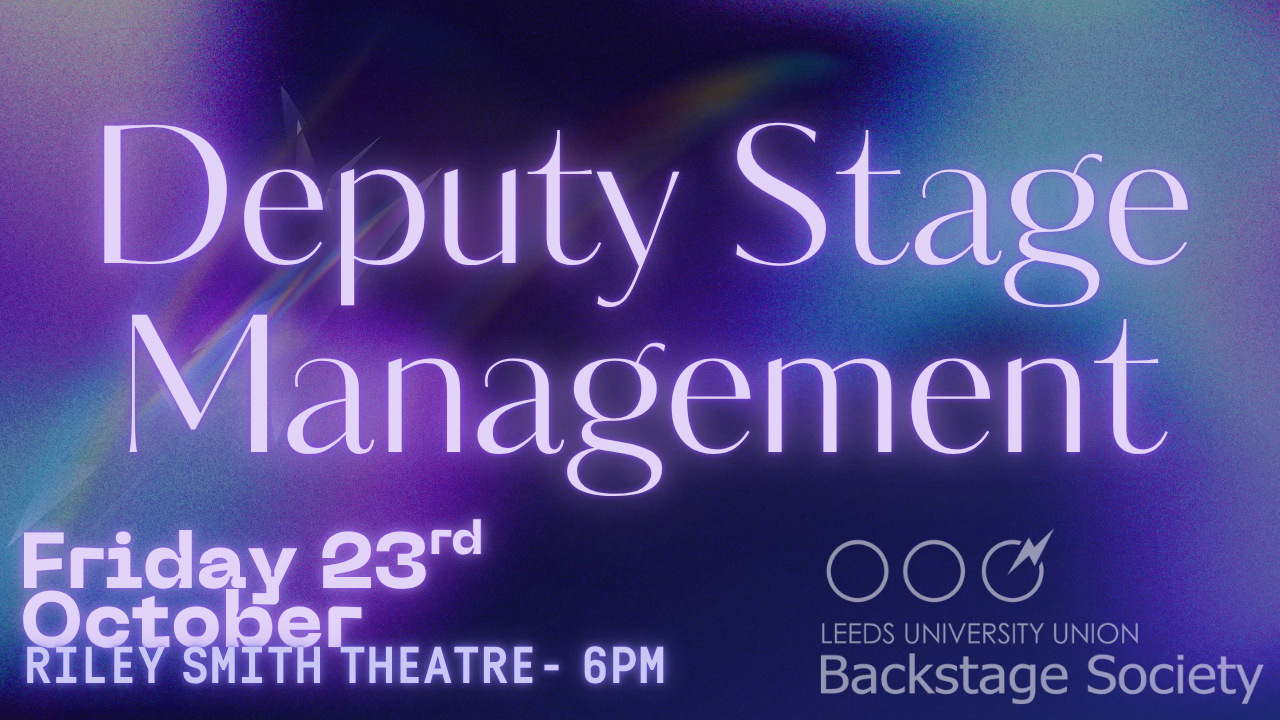 The image for the event named Backstage EXPO: Deputy Stage Management