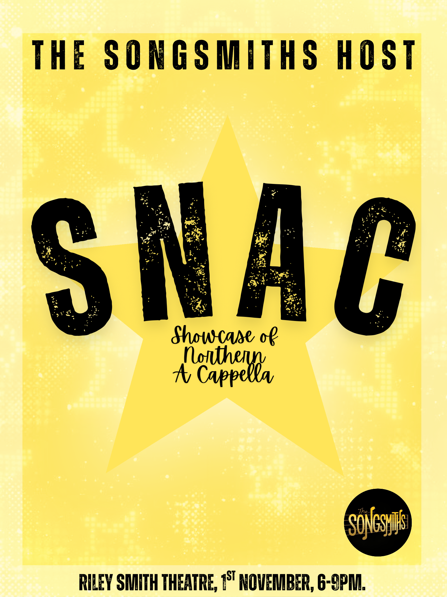 The image for the event named SNAC (Showcase of Northern A Cappella)