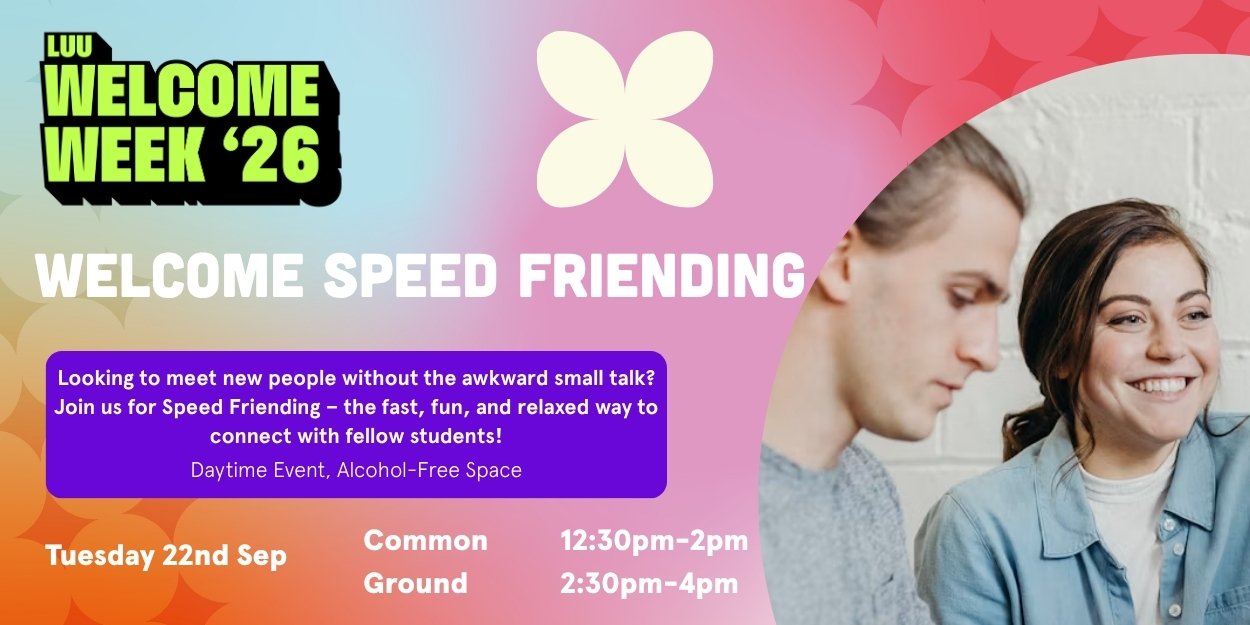 The image for the event named Welcome Speed Friending