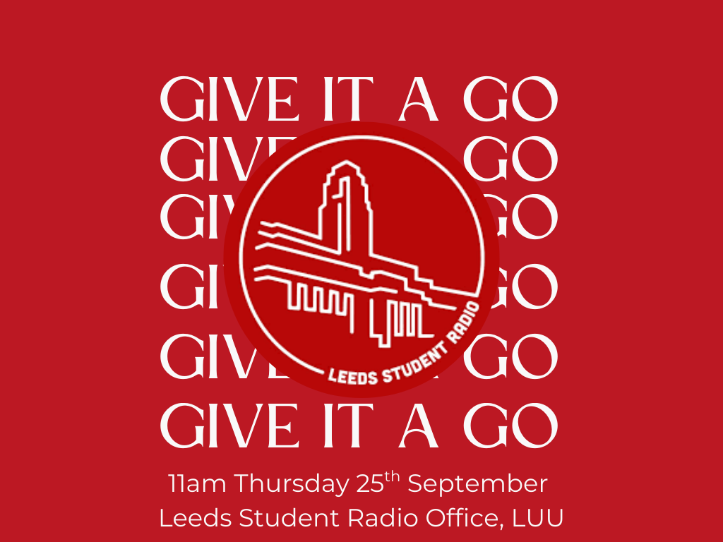 The image for the event named Leeds Student Radio Give It A Go (Earlier Session)