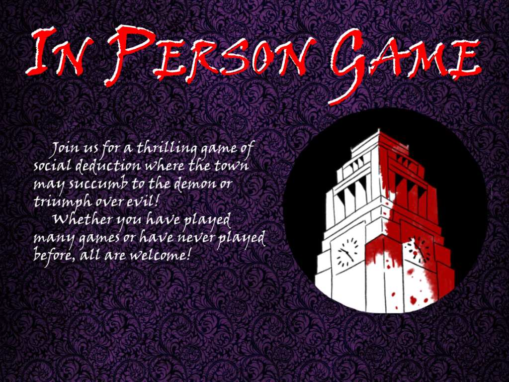 The image for the event named Blood on the Clocktower Session (In person)
