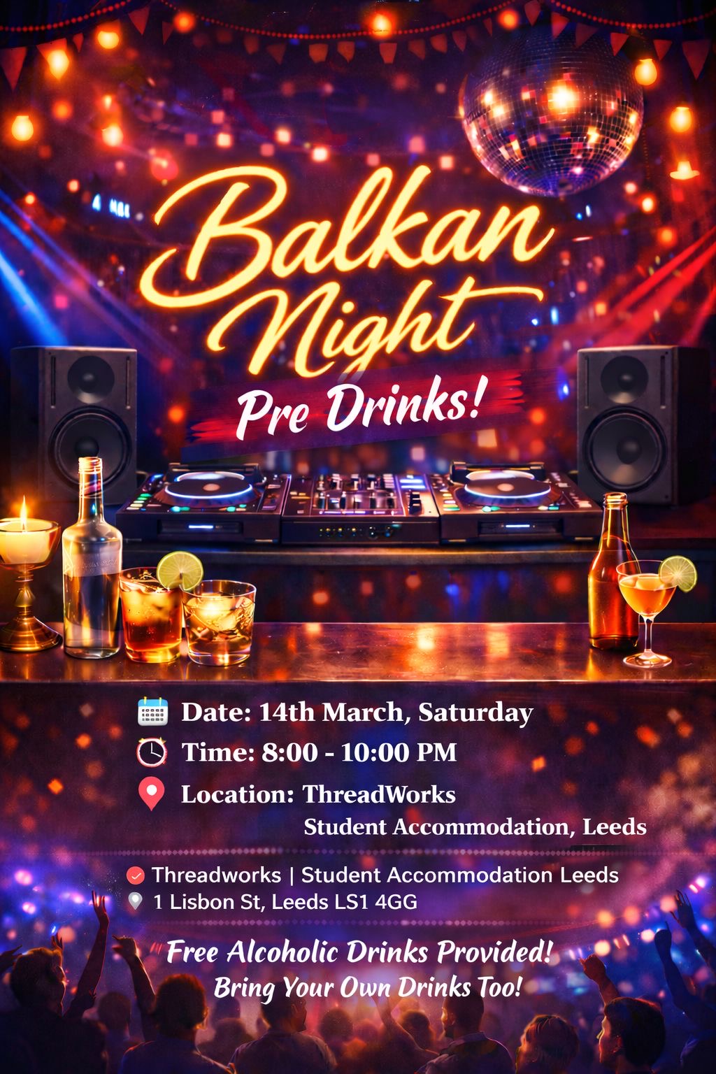 The image for the event named Balkan Night Pre Drinks