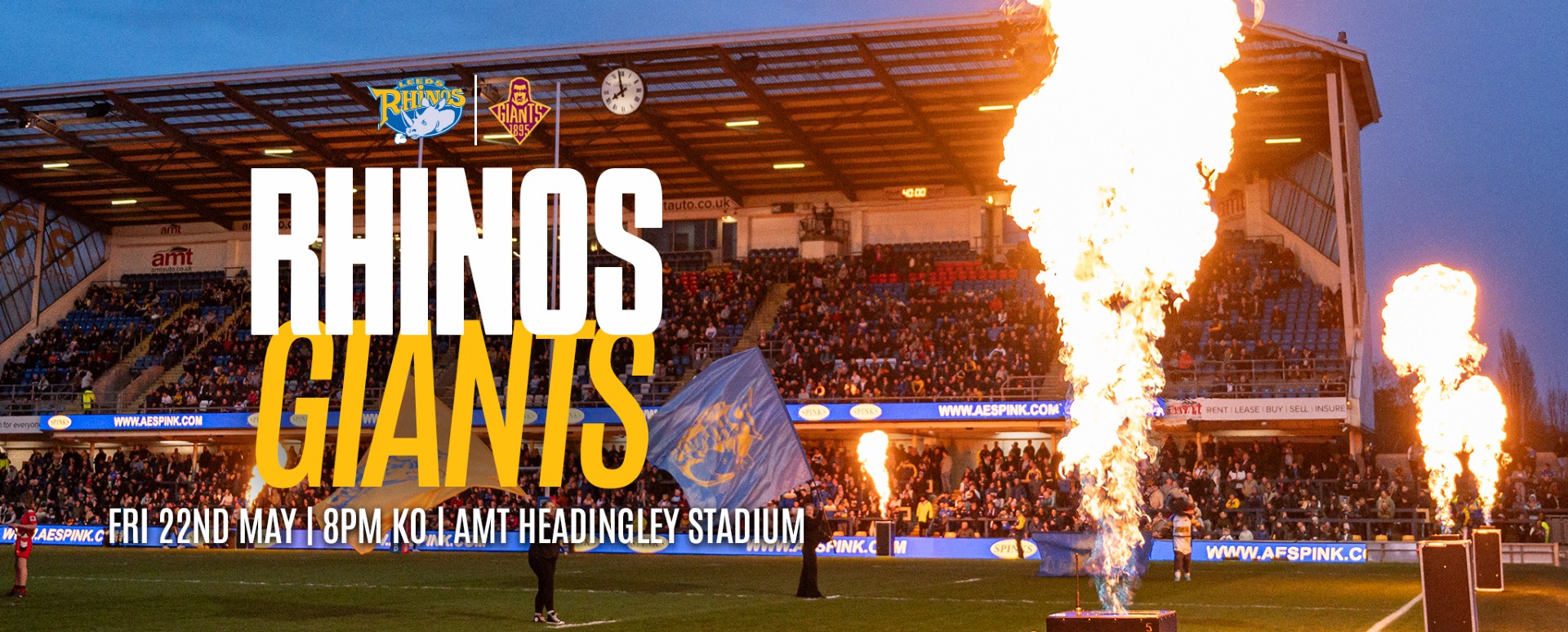 The image for the event named Leeds Rhinos vs Huddersfield Giants Rugby League Match - Exclusive UoL Discount