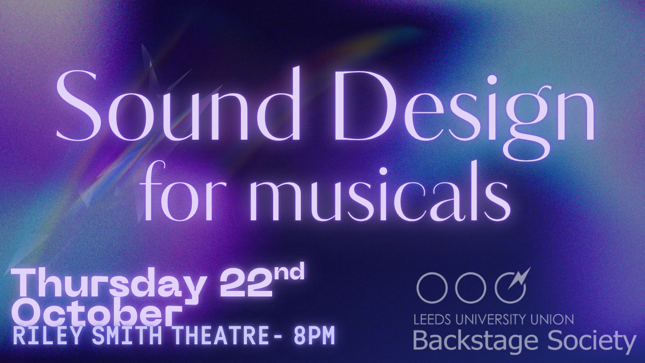 The image for the event named Backstage EXPO: Sound Design for Musicals