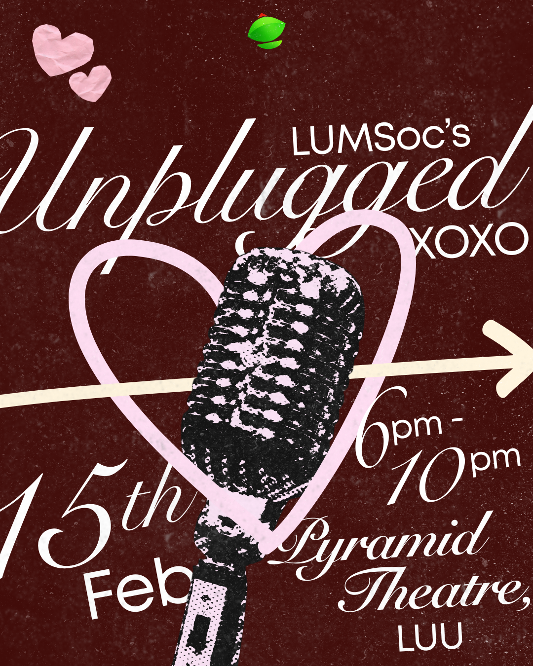 The image for the event named LUMSoc's Unplugged XOXO