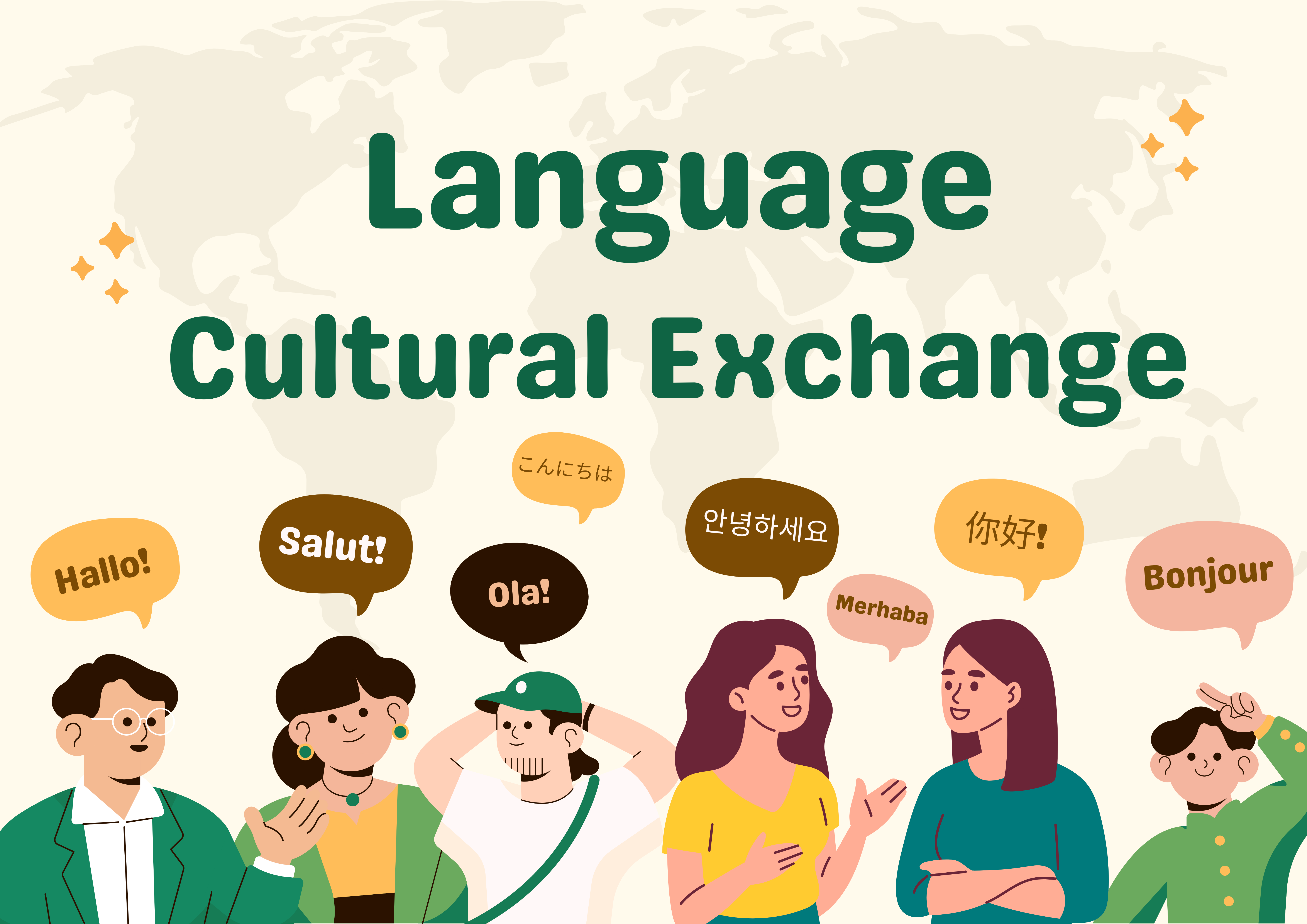 The image for the event named Welcome: Language Cultural Exchange