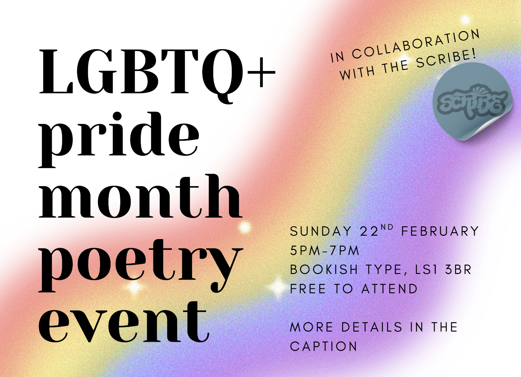 The image for the event named LiberateLUU: LGBTQ+ Poetry and Spoken Word Event