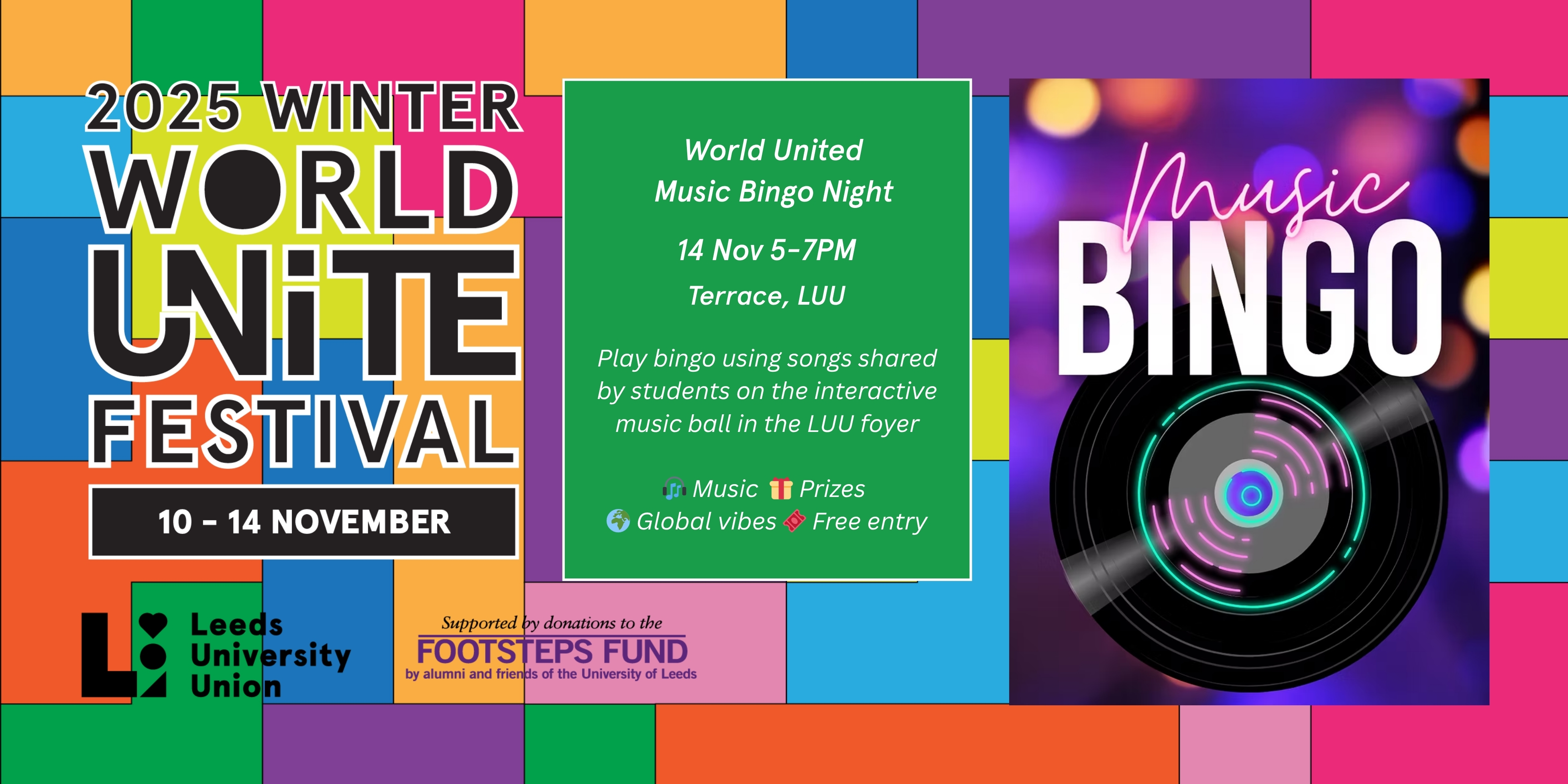 The image for the event named World United Music Bingo Night