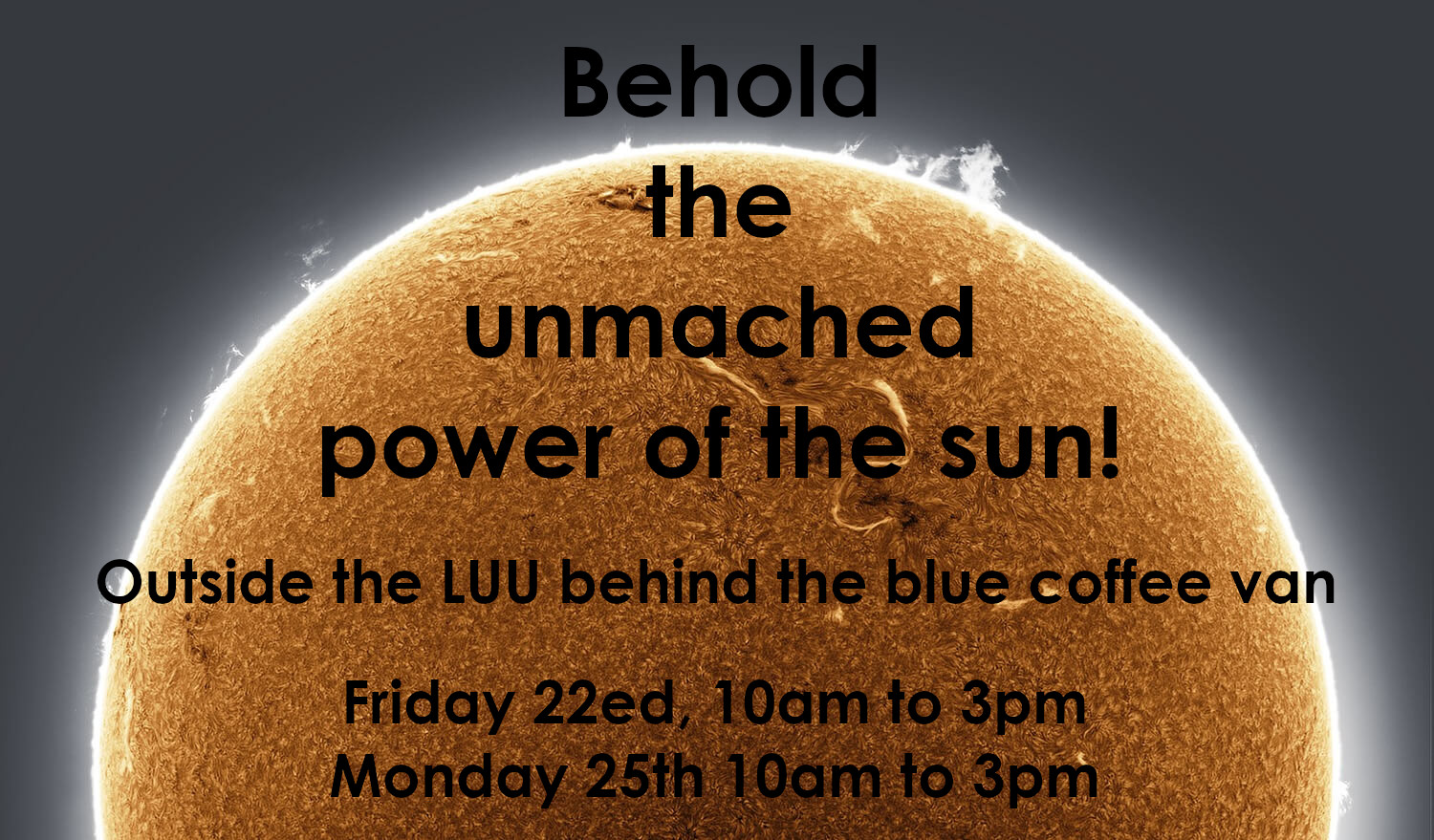The image for the event named Solar Observation
