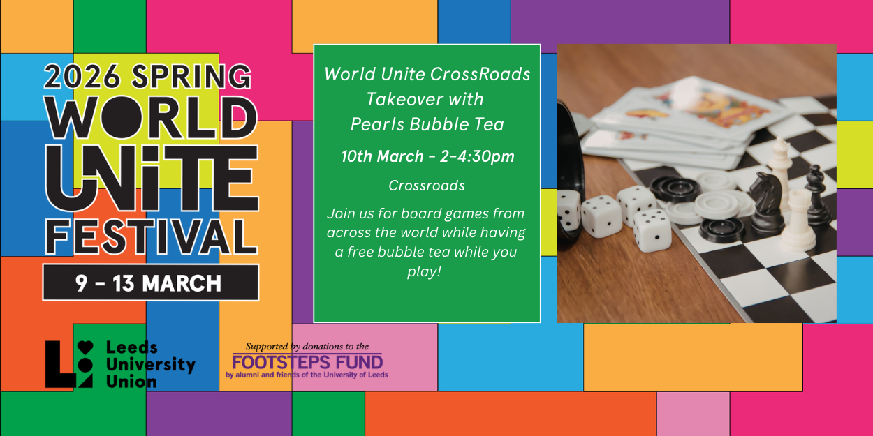 The image for the event named World Unite CrossRoads Takeover with  Pearls Bubble Tea