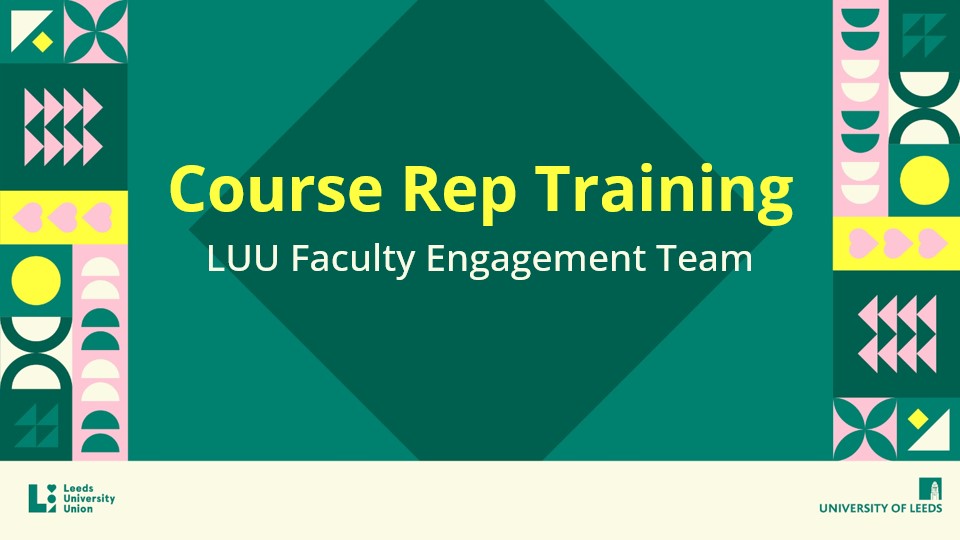 The image for the event named Course Rep Training