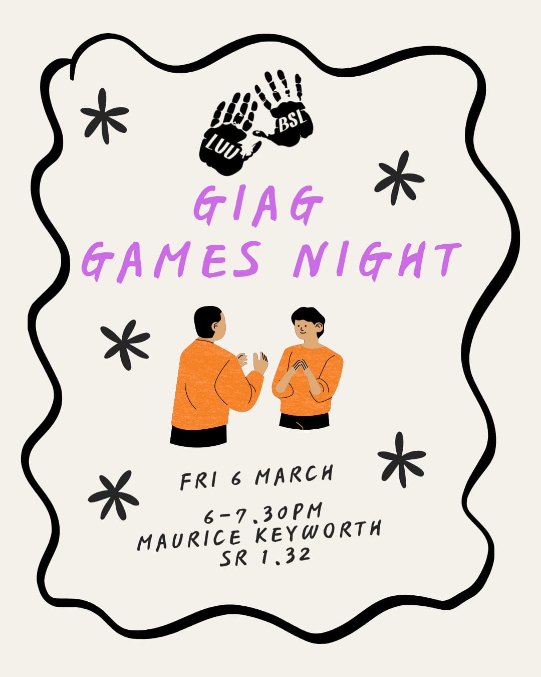 The image for the event named GIAG BSL Games Night