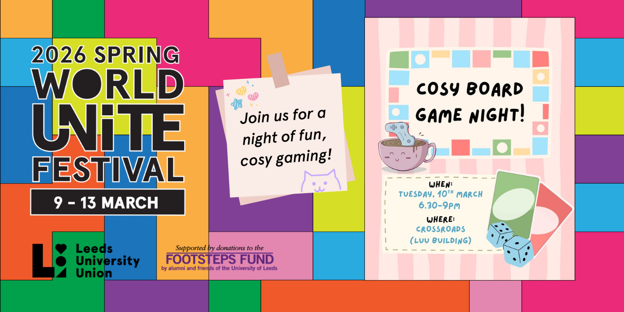The image for the event named Board Game Night with Cosy Games Society