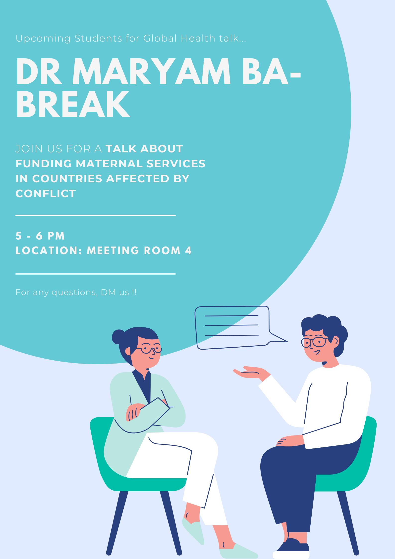 The image for the event named SfGH Talk with Dr Maryam Ba-Break