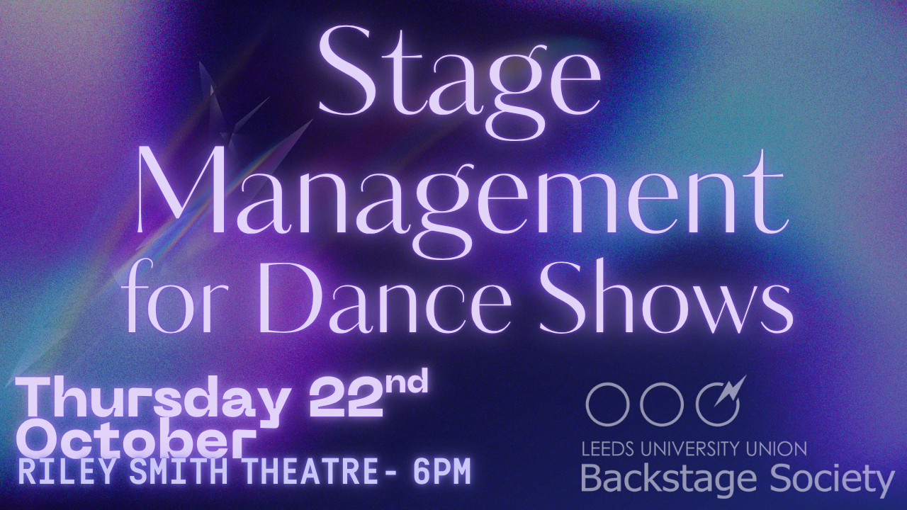 The image for the event named Backstage EXPO: Stage Management for Dance Shows
