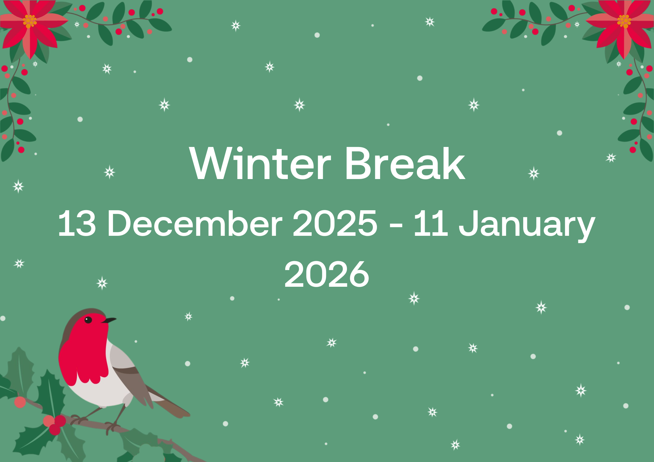 The image for the event named Winter Break 2025-26