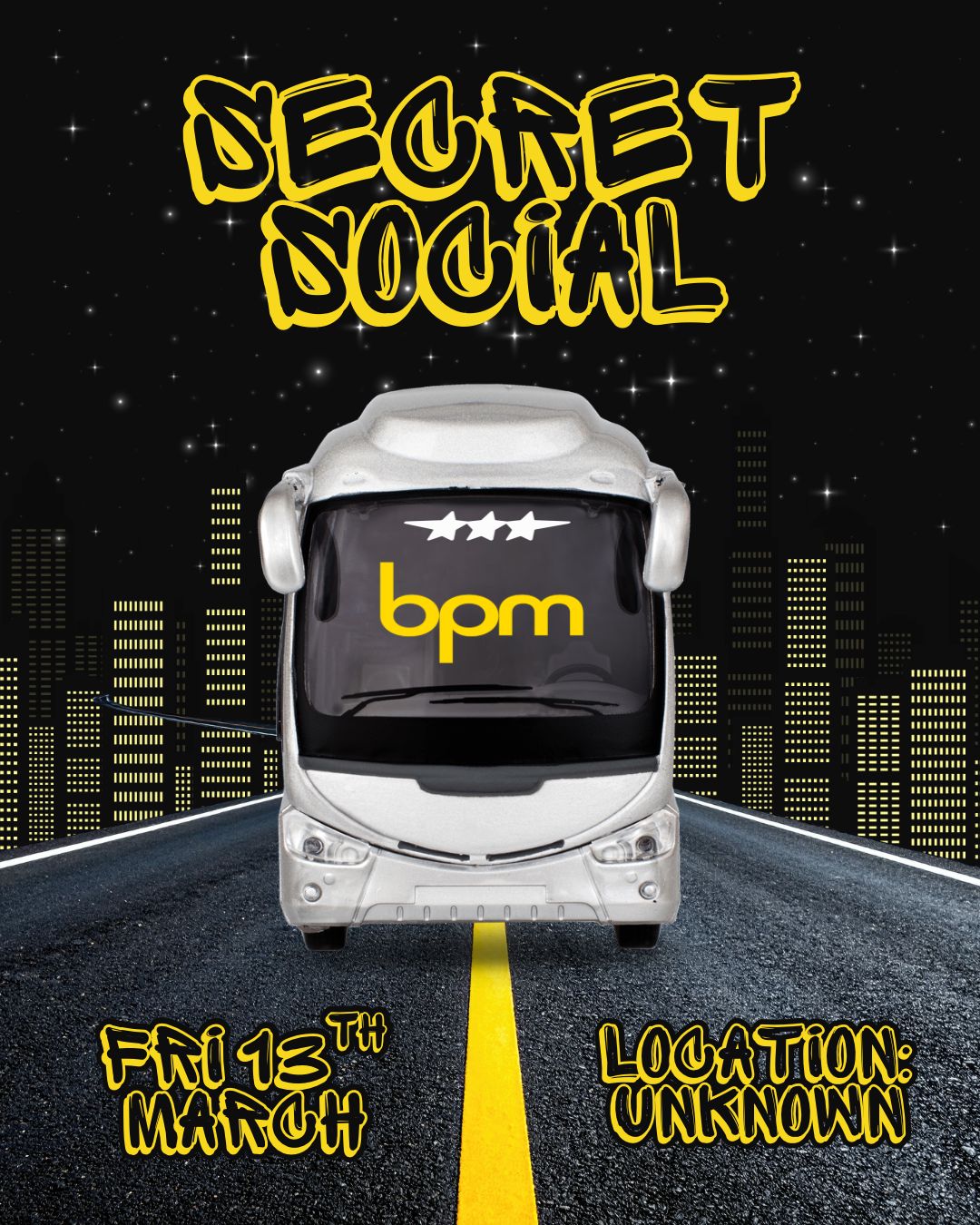 The image for the event named Secret Social