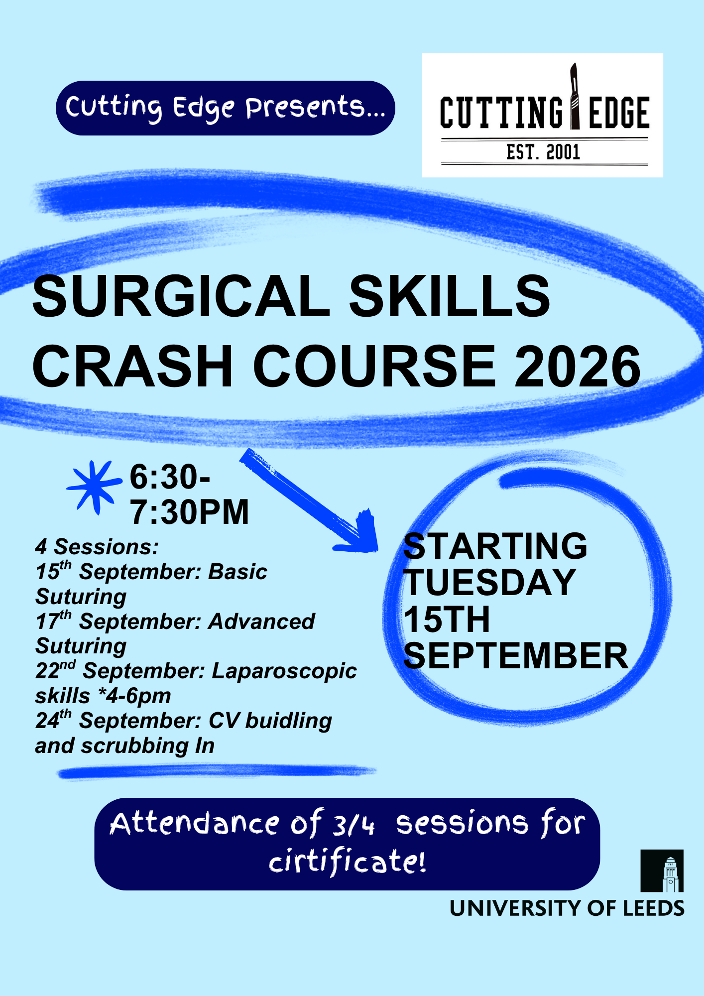 The image for the event named Surgical Skills Crash Course