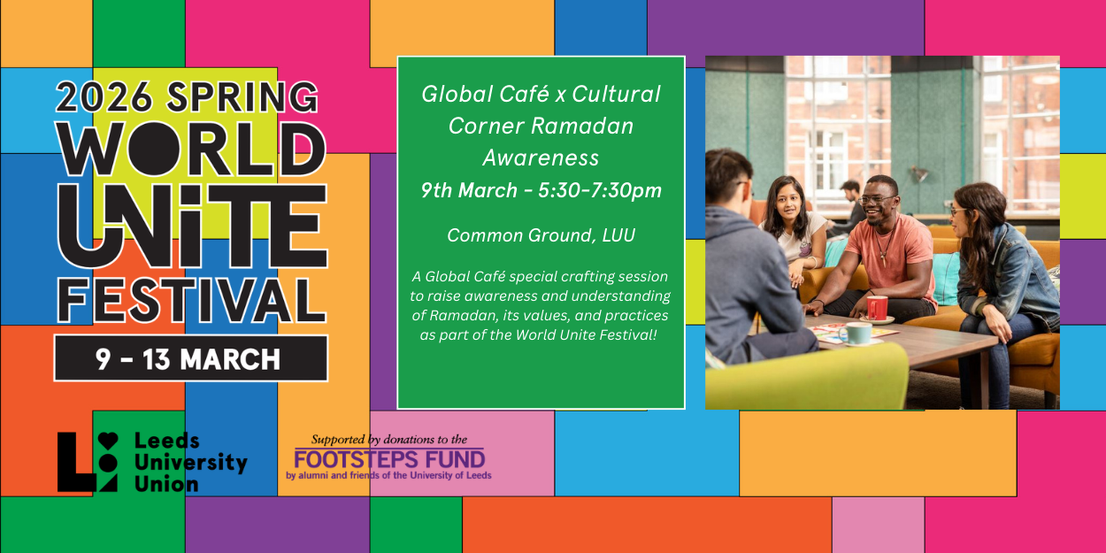 The image for the event named Global Café x Cultural Corner Ramadan Awarness
