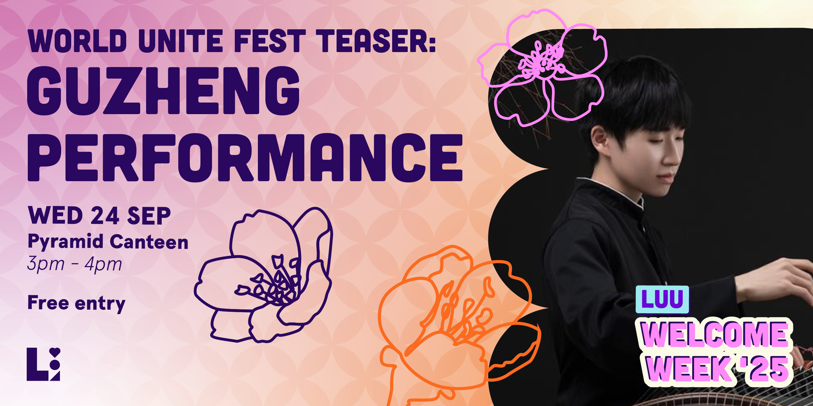 The image for the event named Wu Fest Teaser: GuZheng Performance