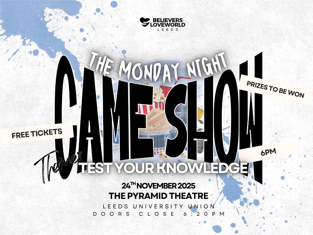 The image for the event named The Monday Night Game Show