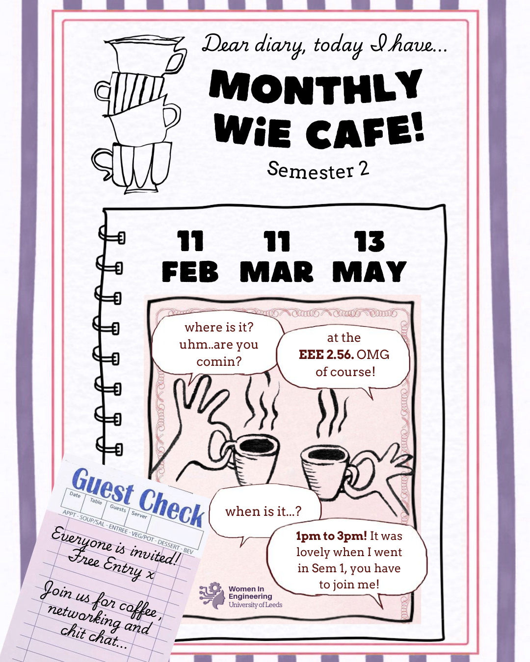 The image for the event named Monthly WIE Cafe: May