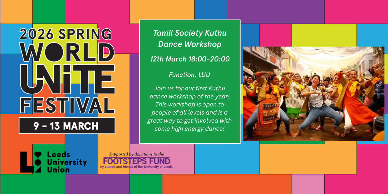 The image for the event named World Unite Festival Kuthu Dance Workshop