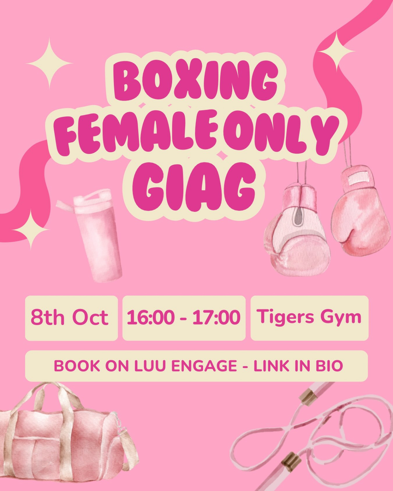 The image for the event named 08/10/26 GIAG @ Tigers Gym 16:00