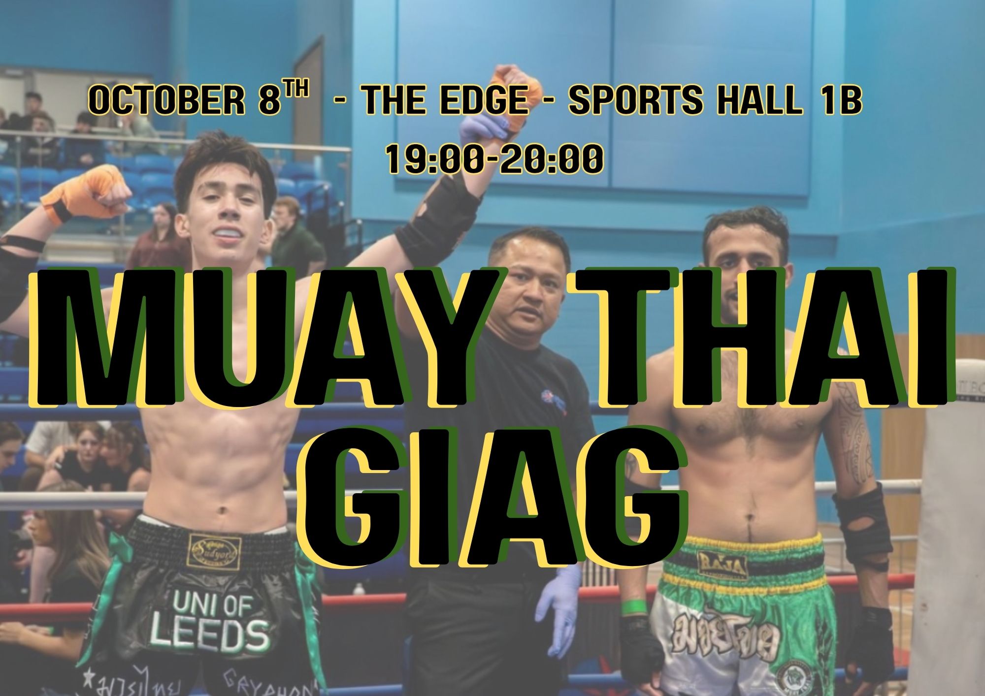 The image for the event named Muay Thai GIAG 8th October