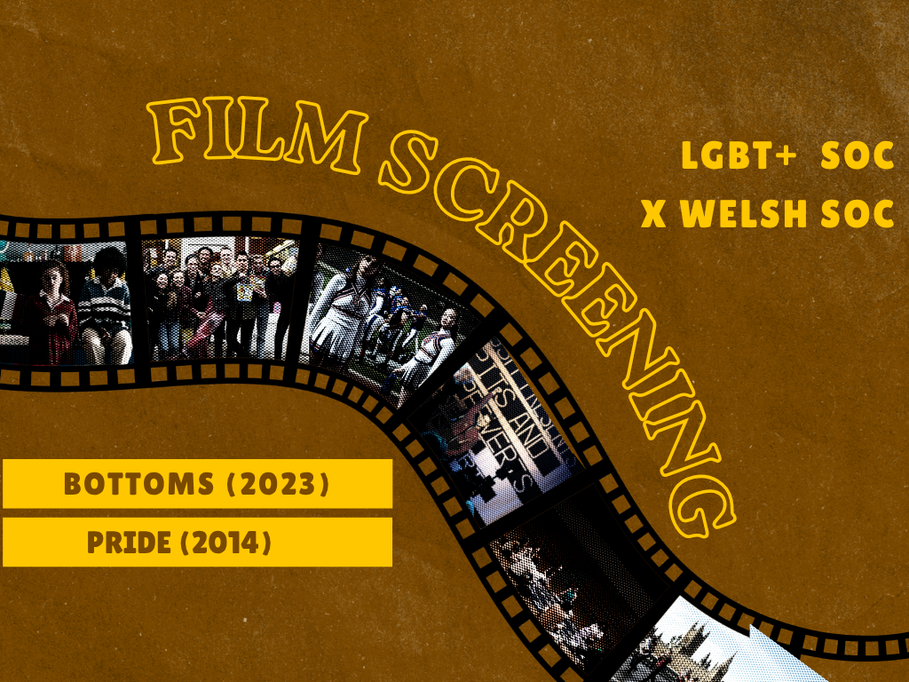 The image for the event named Bottoms (2023) and Pride (2014) Screening! 🎬