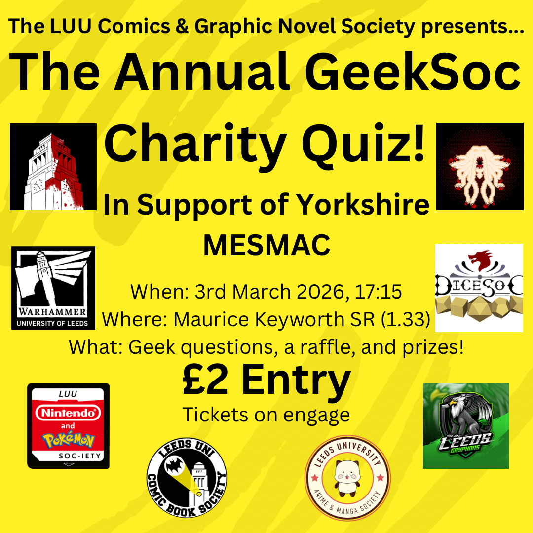 The image for the event named Charity Geek Quiz