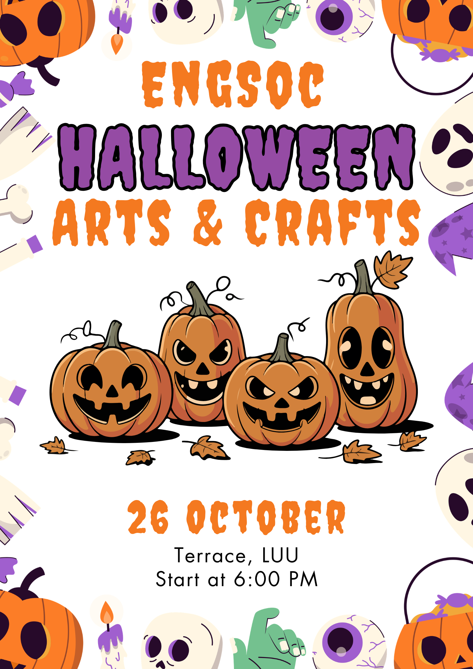 The image for the event named Halloween Themed Craft Night: Mask painting