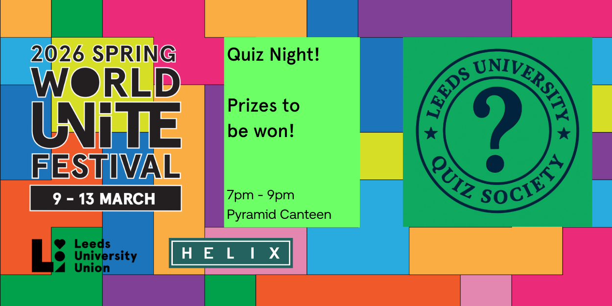 The image for the event named Quiz Night - World Unite Festival