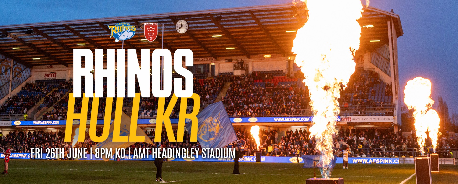 The image for the event named Leeds Rhinos vs Hull KR Rugby League Match - Exclusive UoL Discount