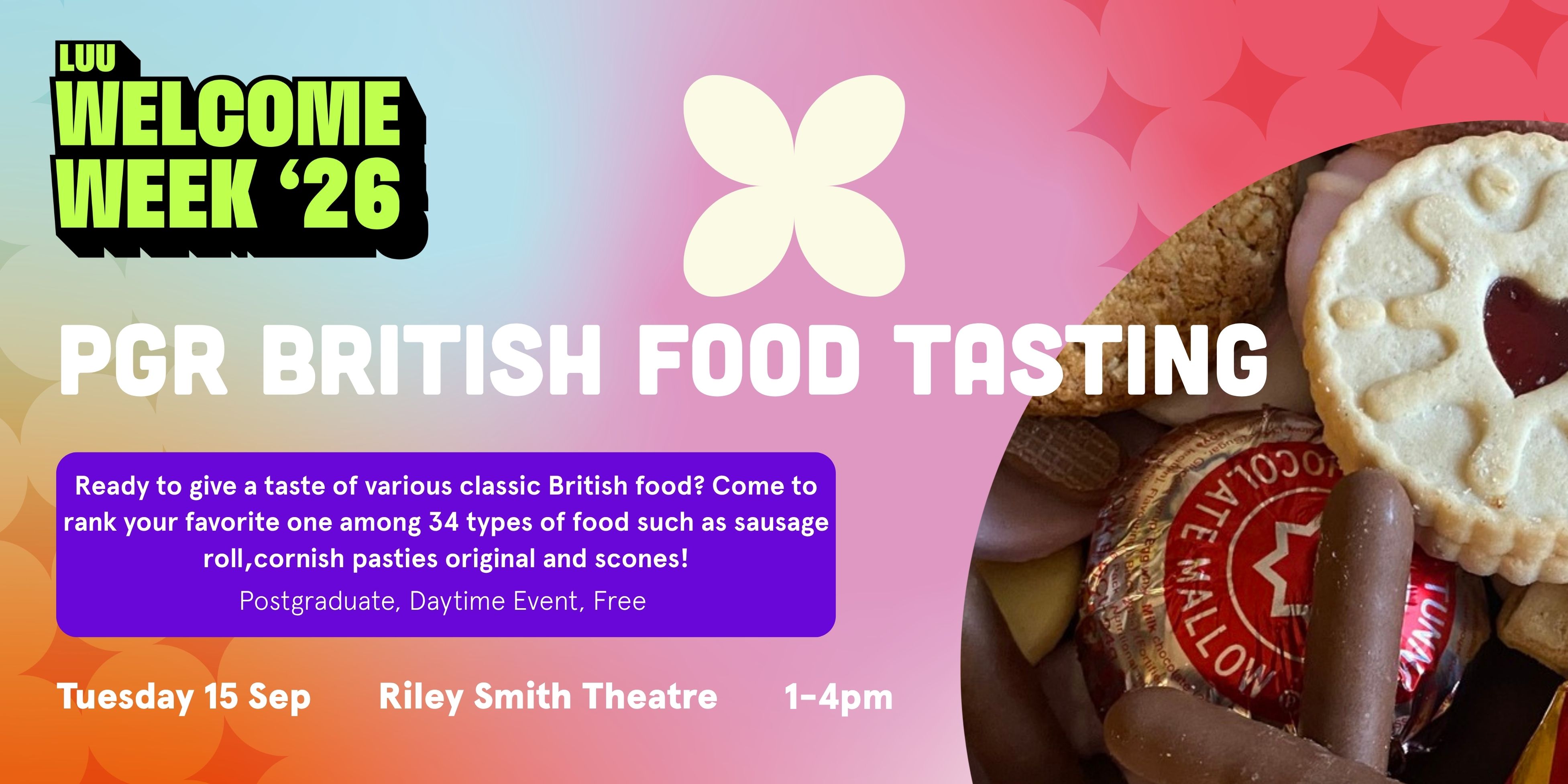 The image for the event named PGR British Food Tasting
