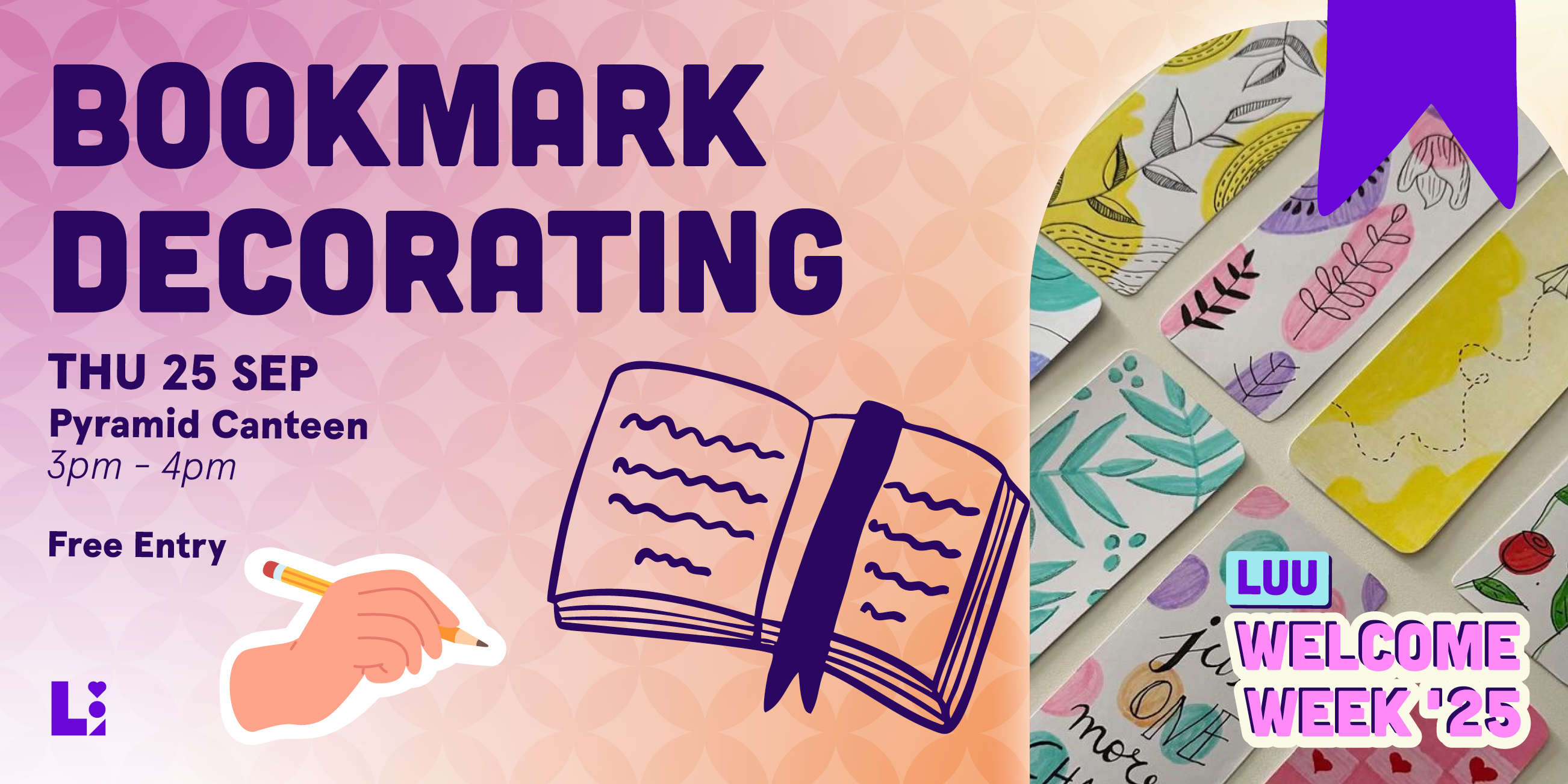 The image for the event named Bookmark Decorating